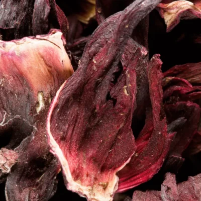 Hibiscus losse thee pure hibiscusbloemen 100 g
