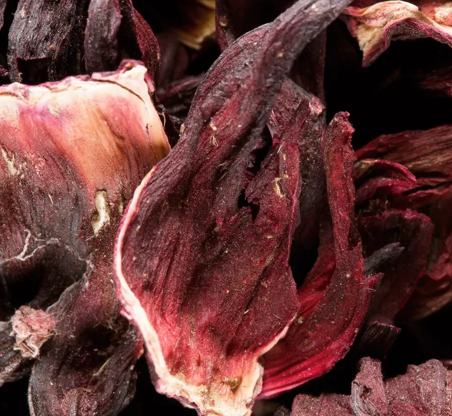 Hibiscus losse thee pure hibiscusbloemen 100 g