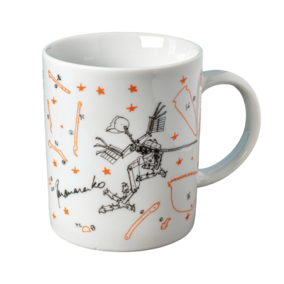 Koffiemok Panamarenko Archaeopteryx van porselein – Hoorens Koffie