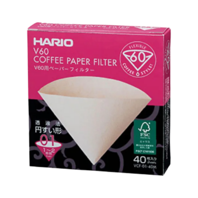 Hario V60 filters 01 40 stuks