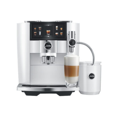 Jura J8 Twin Diamond White EA koffiemachine met gratis proefpakket koffie