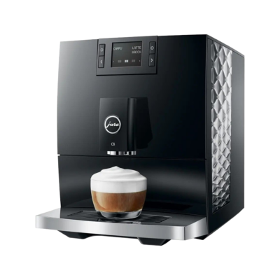 Jura volautomatische espressomachine C8 Piano Black met gratis proefpakket koffie